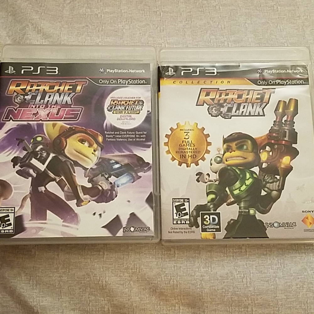 Bundle of 2. PS3 Ratchet Clank